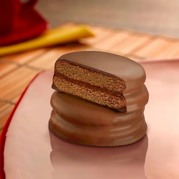 ALFAJOR 40G RECHEADO COM DOCE DE LEITE (EMBALADO COM 12 UNIDADES) ALFAJOR Cobertos